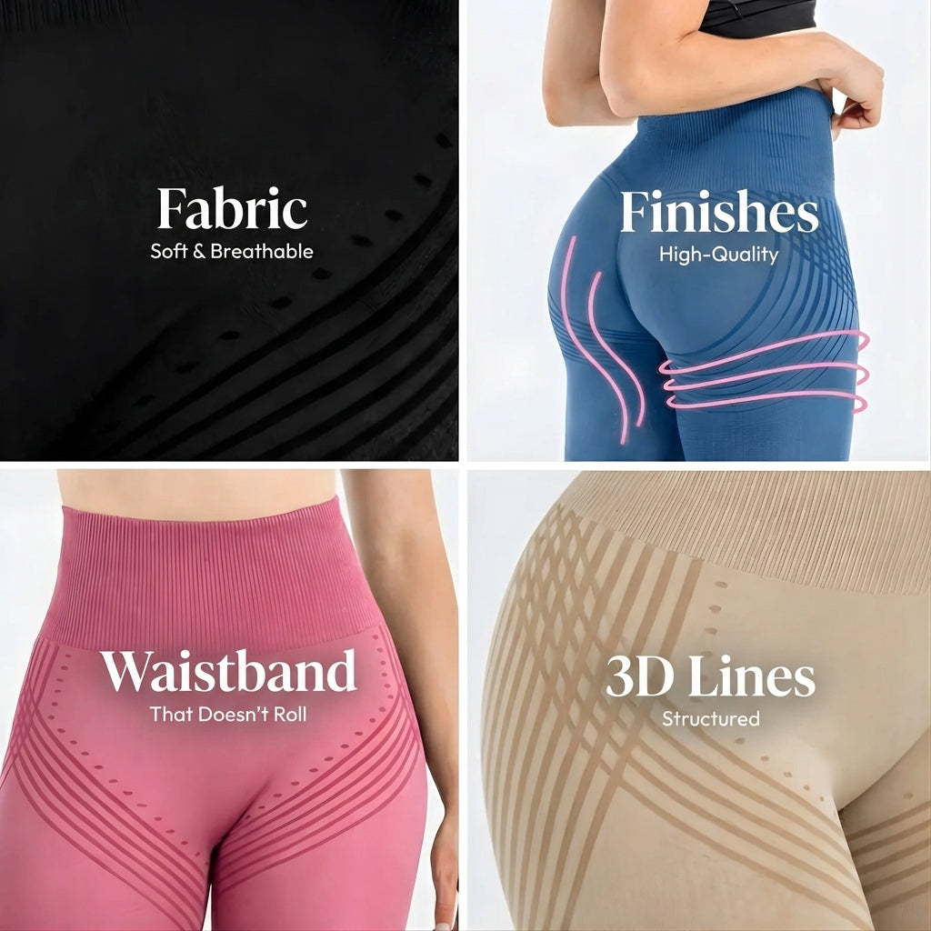 Ceralia® 3D Leggings – Redefine Your Silhouette Effortlessly