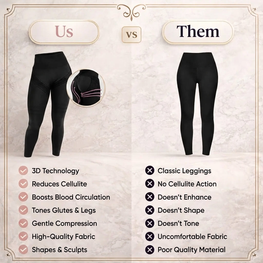 Ceralia® 3D Leggings – Redefine Your Silhouette Effortlessly